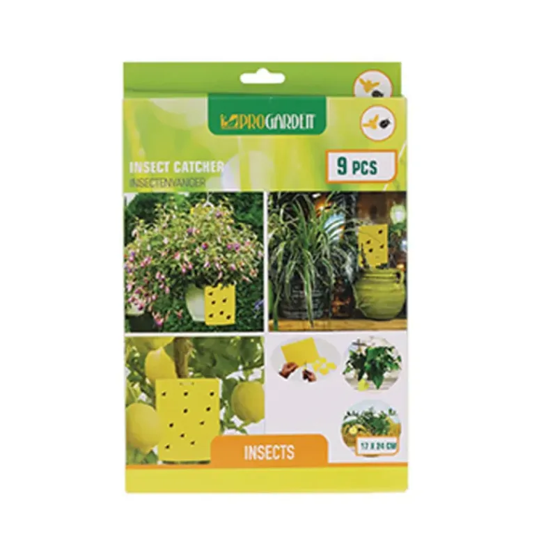 9 autocollants tue mouches/insectes jaune 17x24cm* Discount