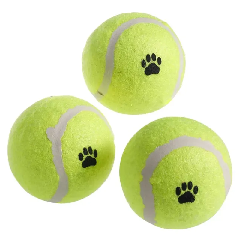 3 balles tennis Ø 6,25 cm en filet* Outlet