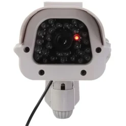 2 Caméras factices solaire LED clignotante ABS 210g 28x17,5x10 cm* Sale