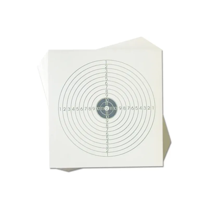 100 cibles de tir à la carabine 14x14cm* Sale