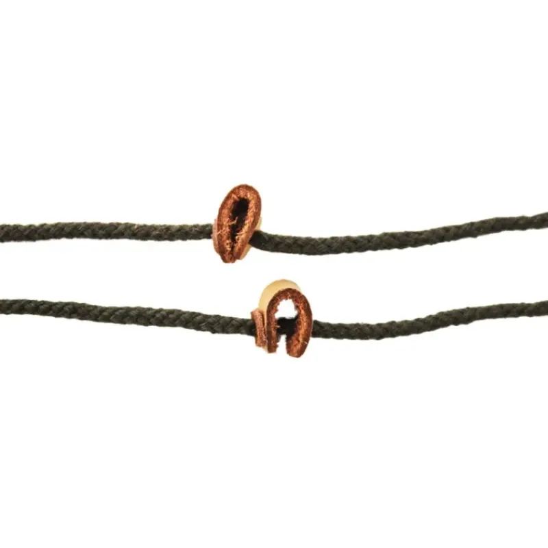 3 lacets ronds type landais avec 6 galets de remplacement* New