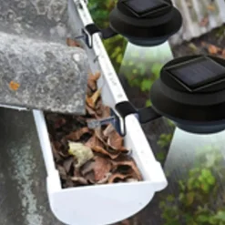 3 Lampes solaires pour gouttière* Discount