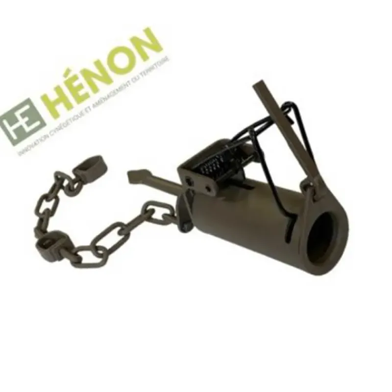 3 Pièges raton laveur couvre-main tube 9cm métal chaîne 30cm* New