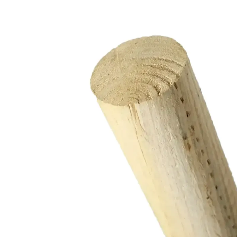 20 Piquets en Châtaignier Fraisé - Ø6cm x 1,5m - Certifiés PEFC* New