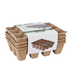 4 Plateaux biodégradables pour semis*Progarden Best