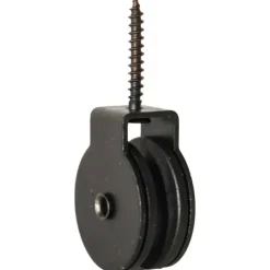 3 poulies à piton fixe diamètre 30mm, cordage maxi 5mm* Hot