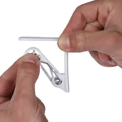 4 Serres-Nappes de table blanc 6,2 x 6,2 x 1,5 cm* Online