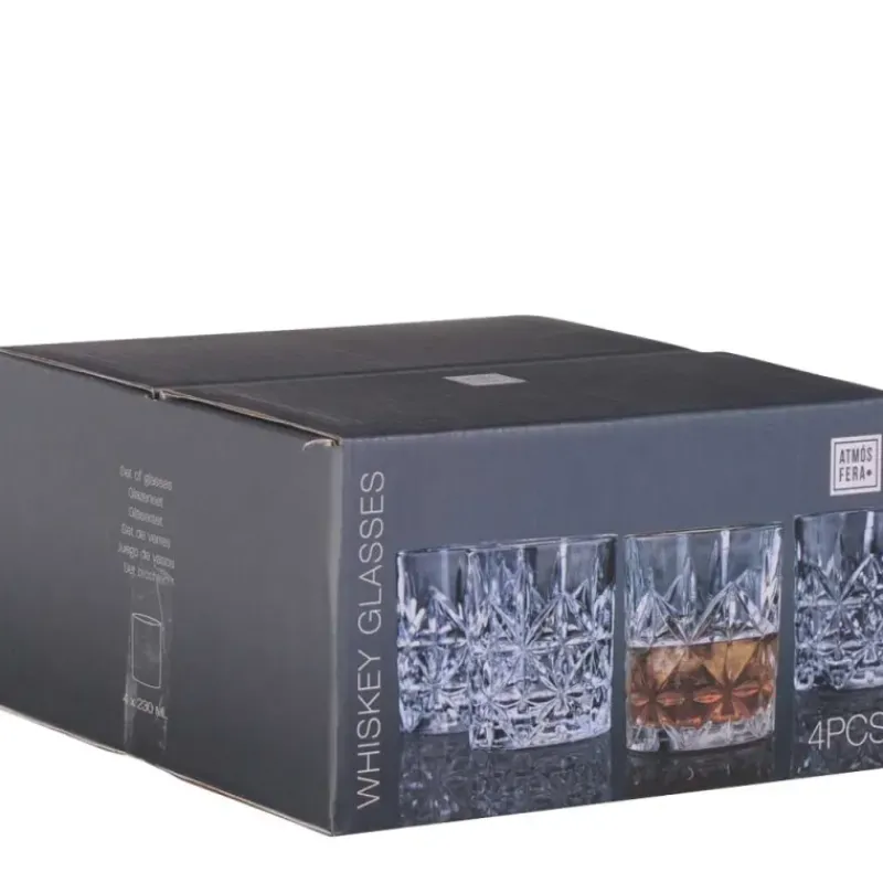 4 Verres Transparents 230ml - 228g Chacun* Discount