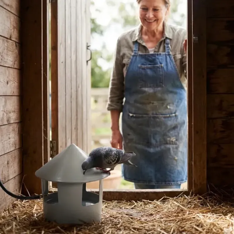 Abreuvoir automatique à grit pour pigeon Diam. 22* Discount