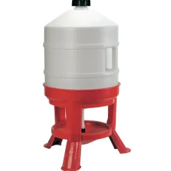 Abreuvoir fût plastique 30L avec poignée et pieds -*Novital Discount