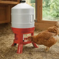 Abreuvoir fût plastique 30L avec poignée et pieds -*Novital Discount