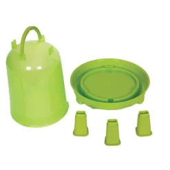 Abreuvoir gradué sur pied avec poignée vert 5L*GAUN Outlet