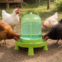 Abreuvoir gradué sur pied avec poignée vert 5L*GAUN Outlet