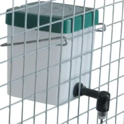 Abreuvoir lapins pipette PVC 0,5 L fixation cage*Olba