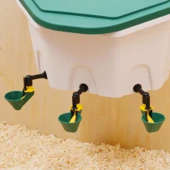 Abreuvoir poule fixation murale Aviaqua 8L à coupelles*Olba