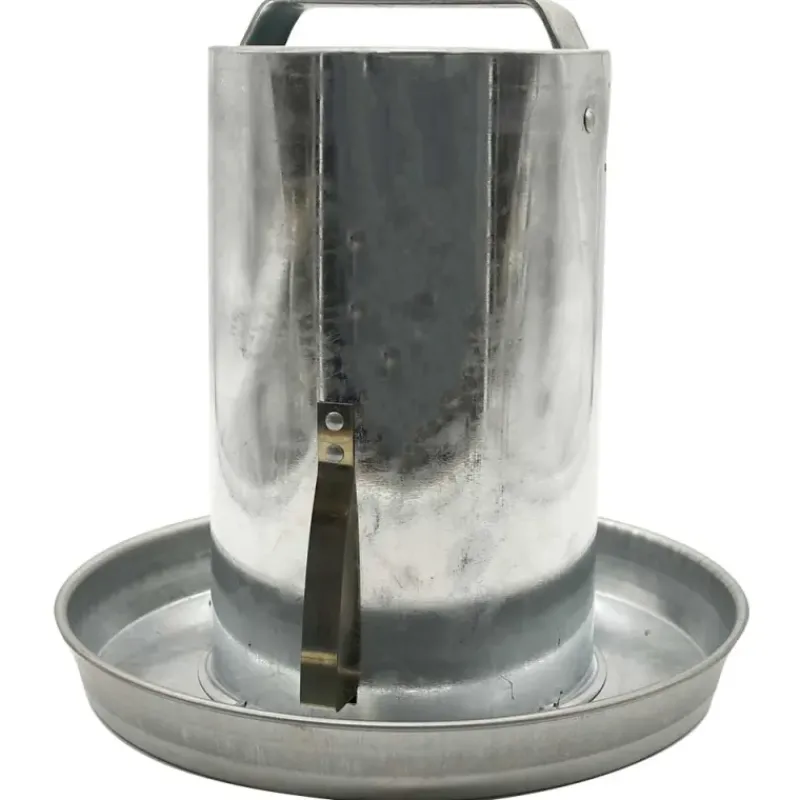 Abreuvoir poules à double paroi tôle galvanisée 12L*GAUN Outlet