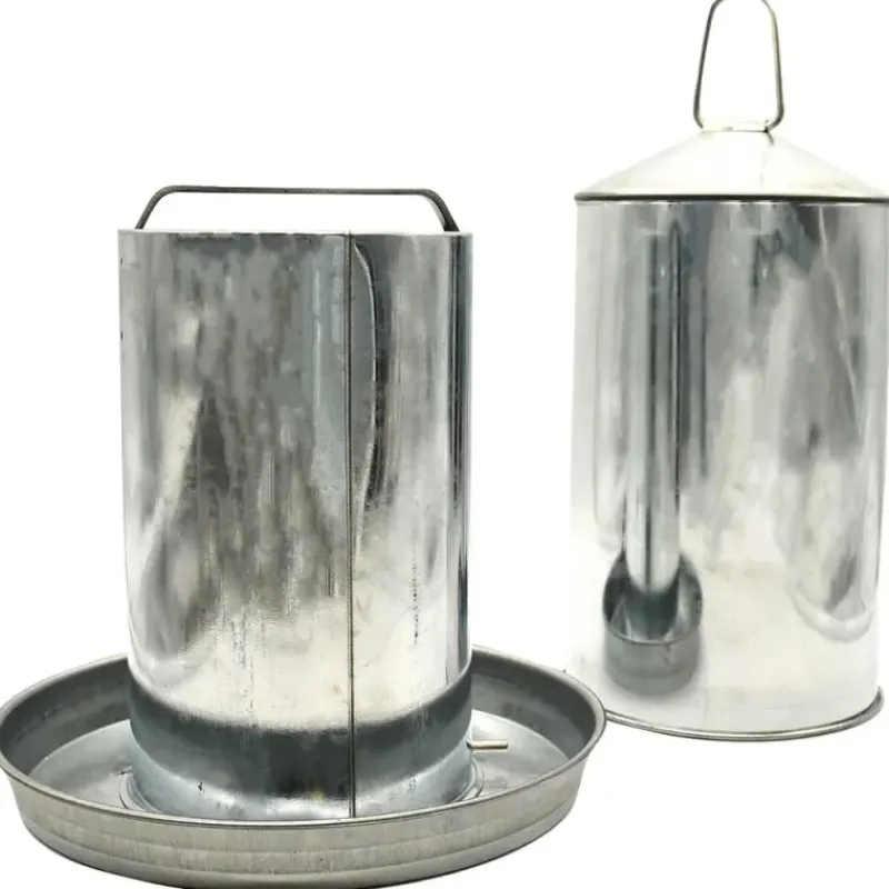 Abreuvoir poules à double paroi tôle galvanisée 12L*GAUN Outlet