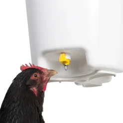 Abreuvoir seau 3 pipettes volailles 12L avec kit suspension*Olba Clearance