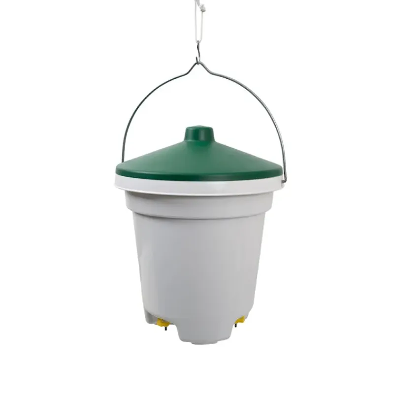 Abreuvoir seau 3 pipettes volailles 12L avec kit suspension*Olba Clearance