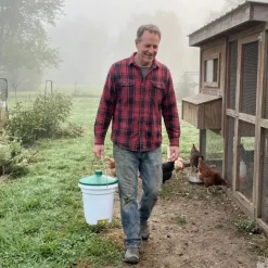 Abreuvoir seau 3 pipettes volailles 12L avec kit suspension*Olba Clearance