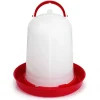 Abreuvoir siphoïde pour volailles 8L - Rouge et blanc*GAUN Discount
