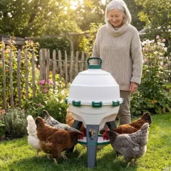 Abreuvoir sur pieds Optimus plastique 25L réservoir démontable*Olba Outlet