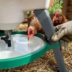 Abreuvoir sur pieds Optimus plastique 25L réservoir démontable*Olba Outlet