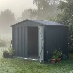 Abri de jardin Durance en acier - 2 portes battantes 4,73m²* Online