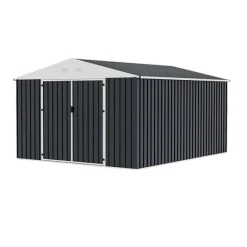 Abri de jardin Escaut en acier - 2 portes battantes 12,33m²* Discount