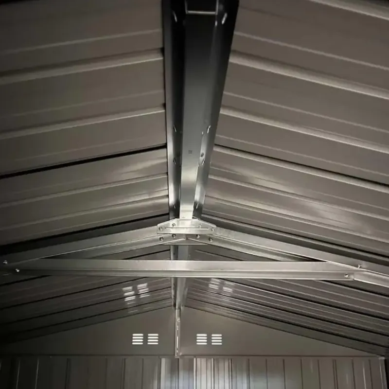 Abri de jardin Escaut en acier - 2 portes battantes 12,33m²* Discount