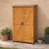 Abri de jardin Sambre en bois Hauteur 174 cm - 2 portes 0,44m²* Hot