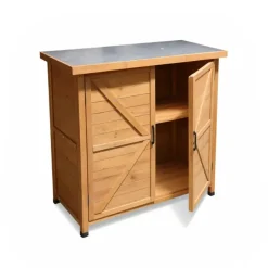 Abri de jardin Sambre en bois Hauteur 93 cm - 2 portes 0,36m²*