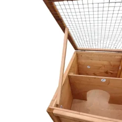 Abris poussins en bois 2 compartiments 83 x 49 x 36 cm* Hot