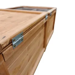 Abris poussins en bois 2 compartiments 83 x 49 x 36 cm* Hot