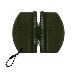 Aiguiseur de poche 2 parties carbure tungstène céramique blanche* Best