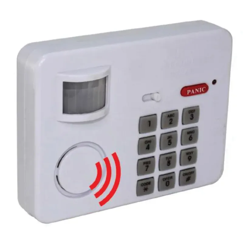 Alarme clavier No panic sirène 90dB 4 modes 13.5x10.5x3.7 cm* Sale