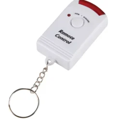 Alarme détecteur 125x90x70mm + 2 télécommandes - 4 piles AA* Best