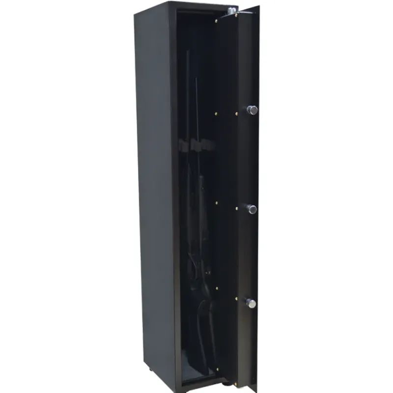 Armoire forte 5 verrous 4 armes 31kg 127x25x28,5cm*SightOptics Discount