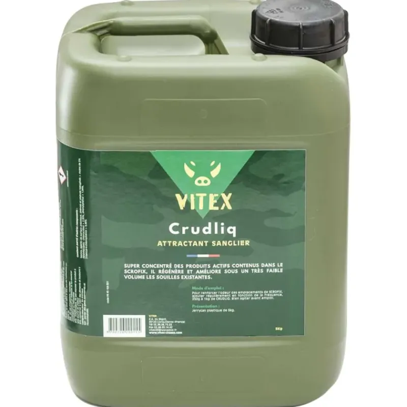 Attractant sanglier Crudliq - Appât liquide chasse gibier*Vitex
