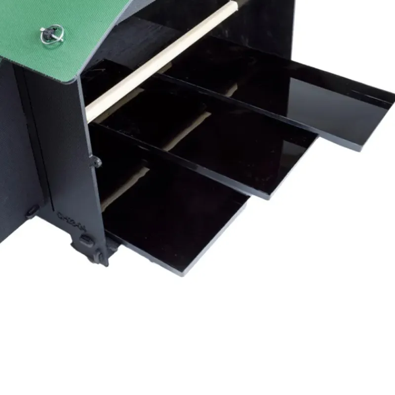 Bac à déjection rectangulaire - lot de 3 pour poulailler plastique recyclé 8 à 15 poules* Sale