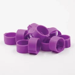 Bagues à clip éco Ø25mm par 50 pièces Mauve* Online