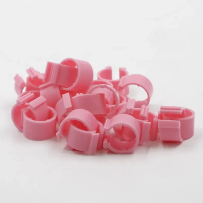 Bagues à clip éco Ø25mm par 50 pièces Rose*Olba Online