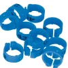 Bagues Spécial Pigeon Marquage Laser Indélébile numérotées 26-50 bleu* Sale