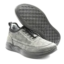 Baskets fourrées effet peau de pêche gris 40 à 46* Best