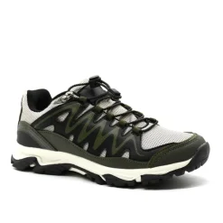 Baskets mixtes en textile et PU kaki noir beige 36 à 46* New