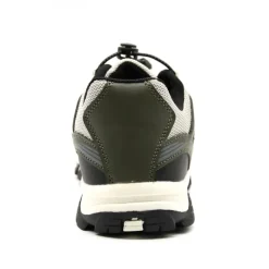 Baskets mixtes en textile et PU kaki noir beige 36 à 46* New