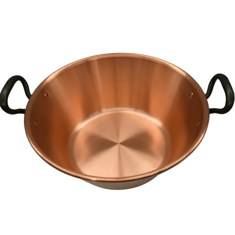 Bassine à Confiture Ø26 cm Cuivre*