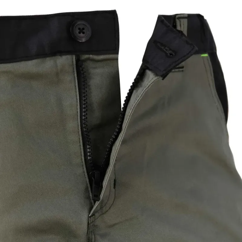 Bermuda de travail homme ULYSSE coton polyester kaki gris 38 à 50*LMA Best