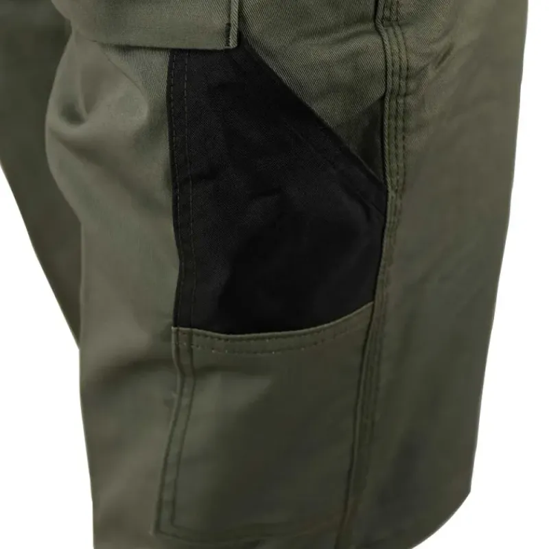 Bermuda de travail homme ULYSSE coton polyester kaki gris 38 à 50*LMA Best