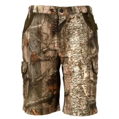 Bermuda léger polyester coton camo forest/marron 38 à 48*Treeland Discount